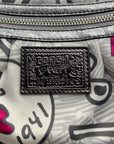 Coach Poppy Graffiti Fabric Groovy Shoulder Bag-14549