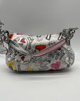 Coach Poppy Graffiti Fabric Groovy Shoulder Bag-14549
