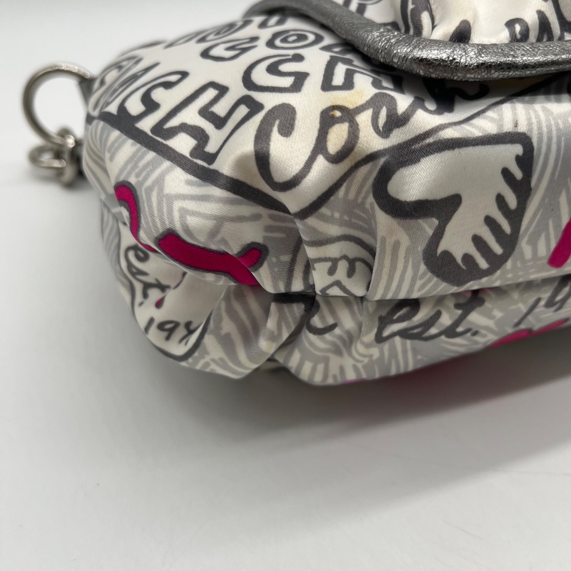 Coach Poppy Graffiti Fabric Groovy Shoulder Bag-14549