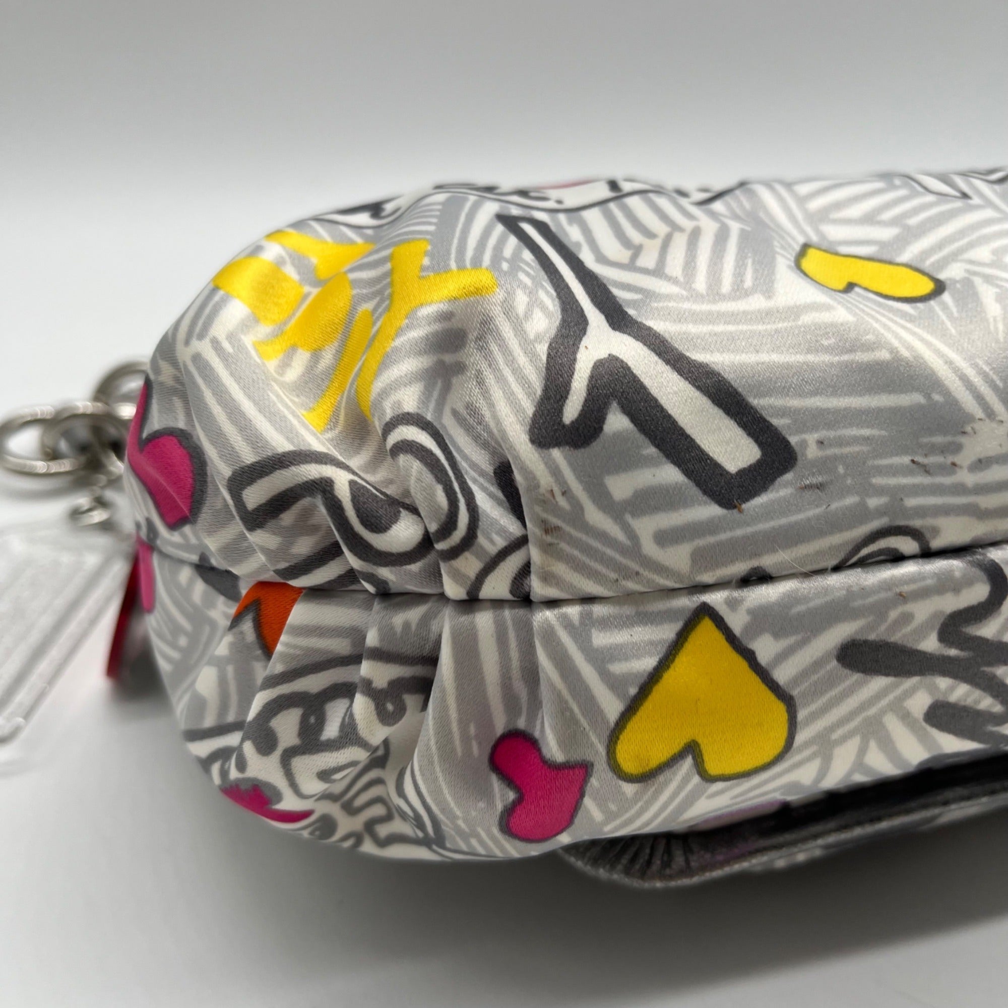 Coach Poppy Graffiti Fabric Groovy Shoulder Bag-14549