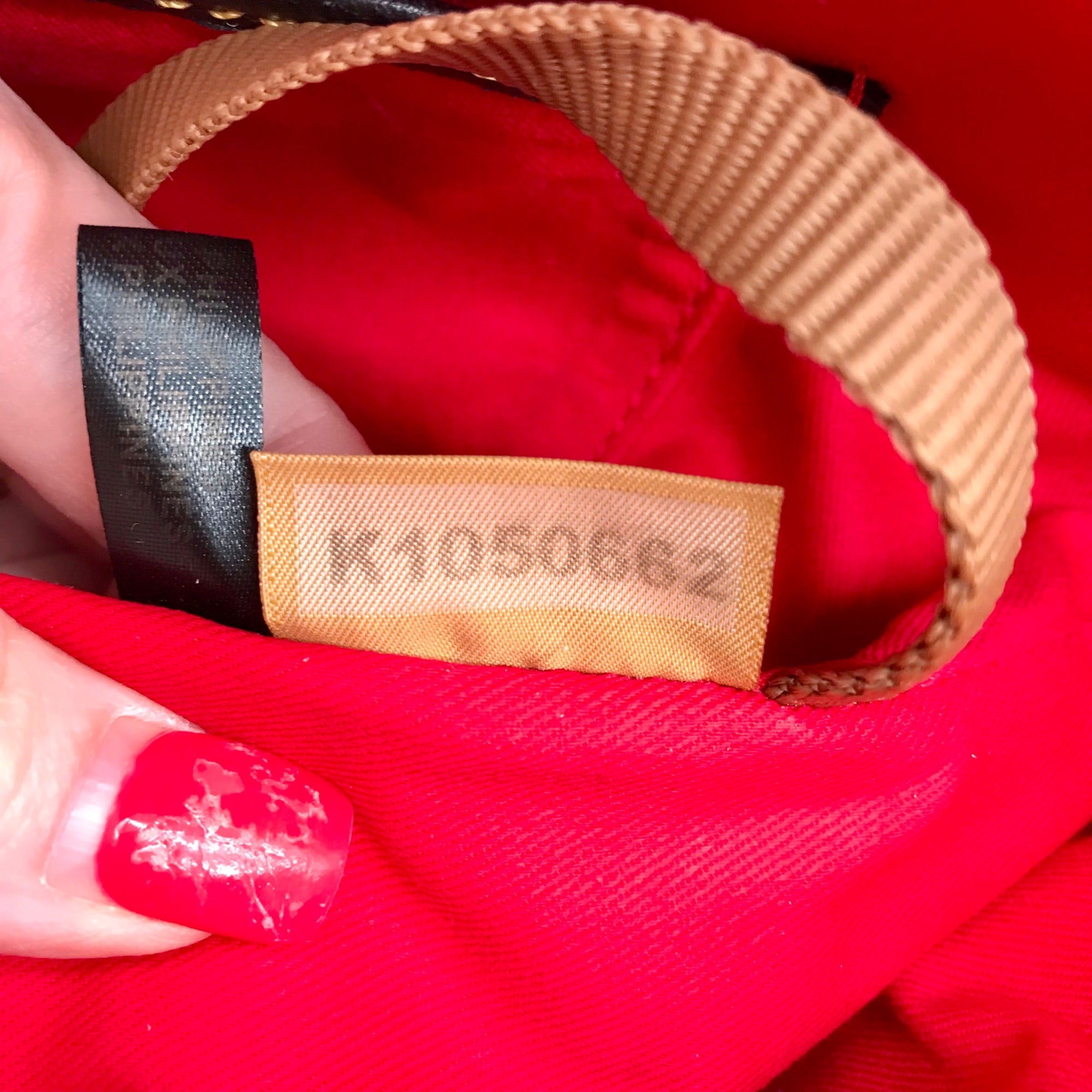 Dooney &amp; Bourke Black Monogram Leather DB75 Satchel Bag