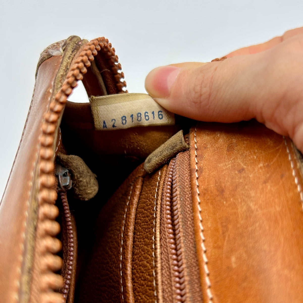 Dooney &amp; Bourke Vintage Peanut Butter Pebbled Leather Crossbody Set