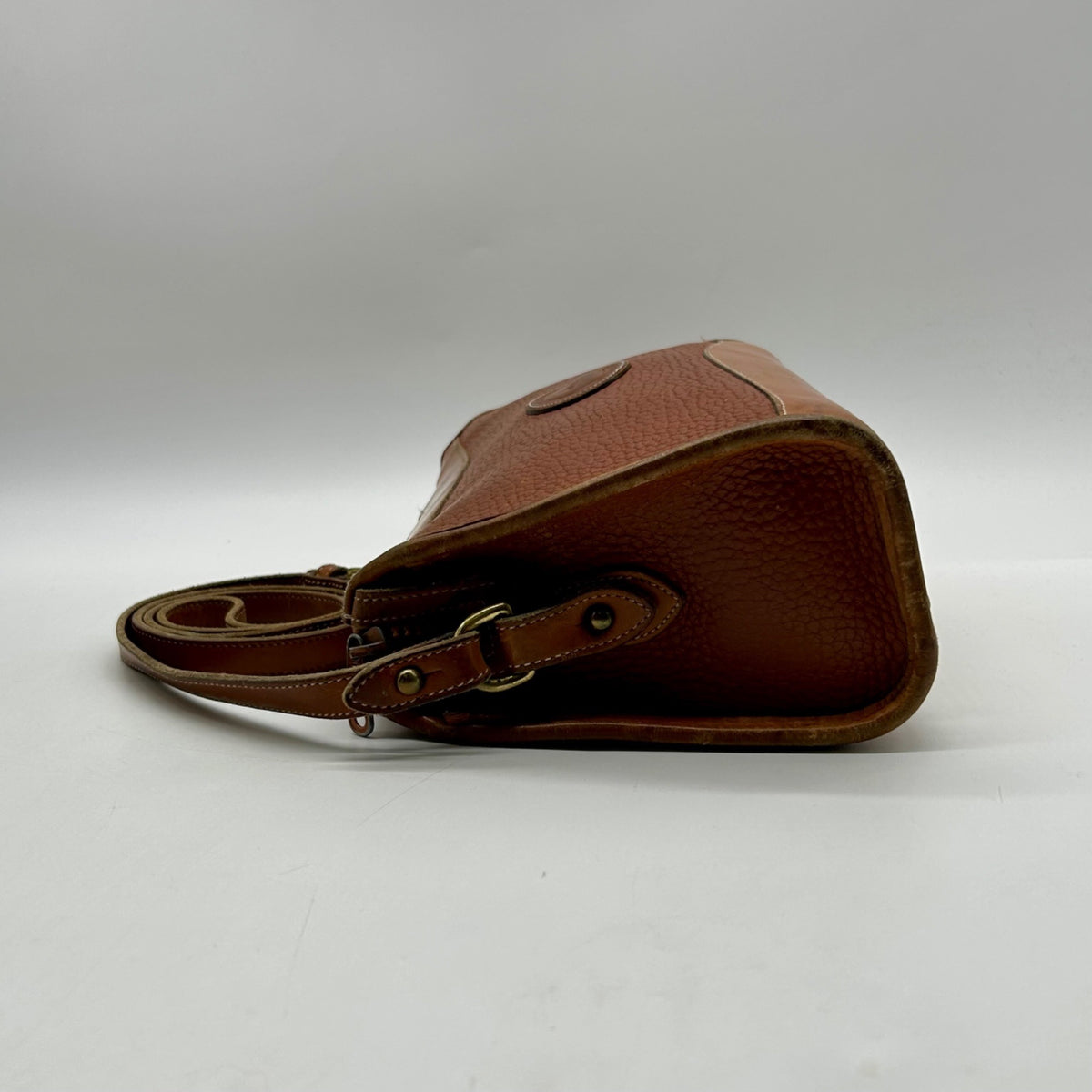 Dooney &amp; Bourke Vintage Peanut Butter Pebbled Leather Crossbody Set