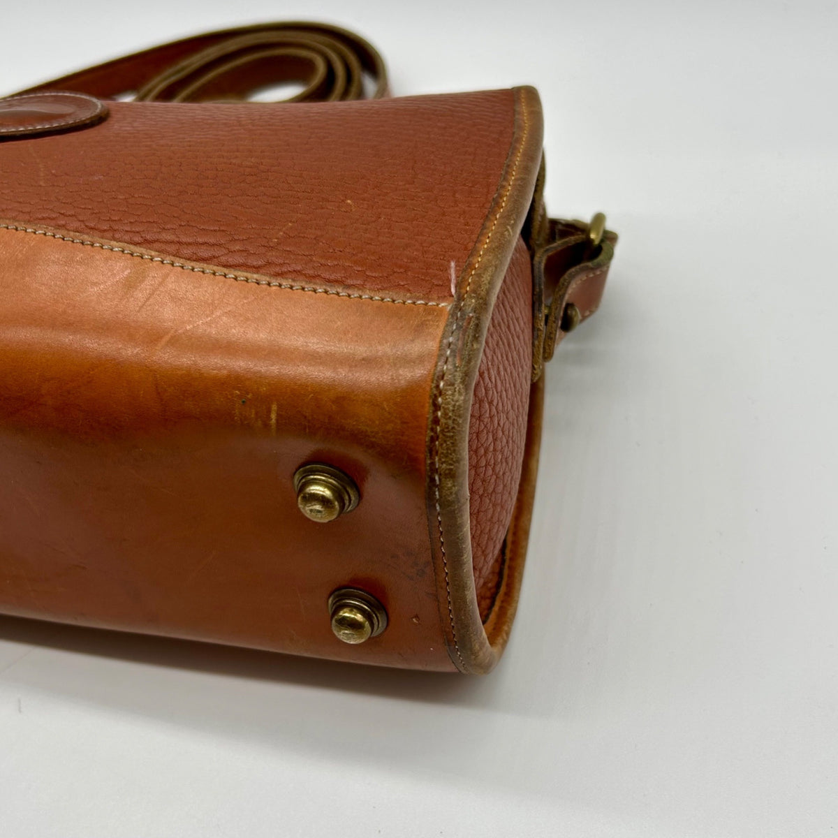 Dooney &amp; Bourke Vintage Peanut Butter Pebbled Leather Crossbody Set