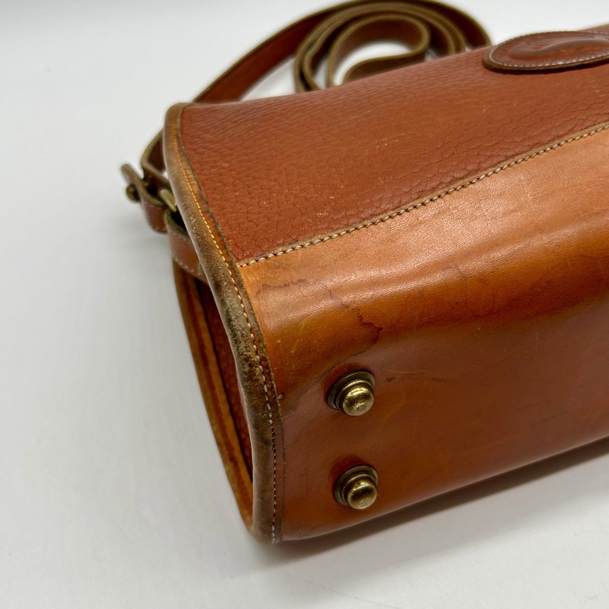 Dooney &amp; Bourke Vintage Peanut Butter Pebbled Leather Crossbody Set