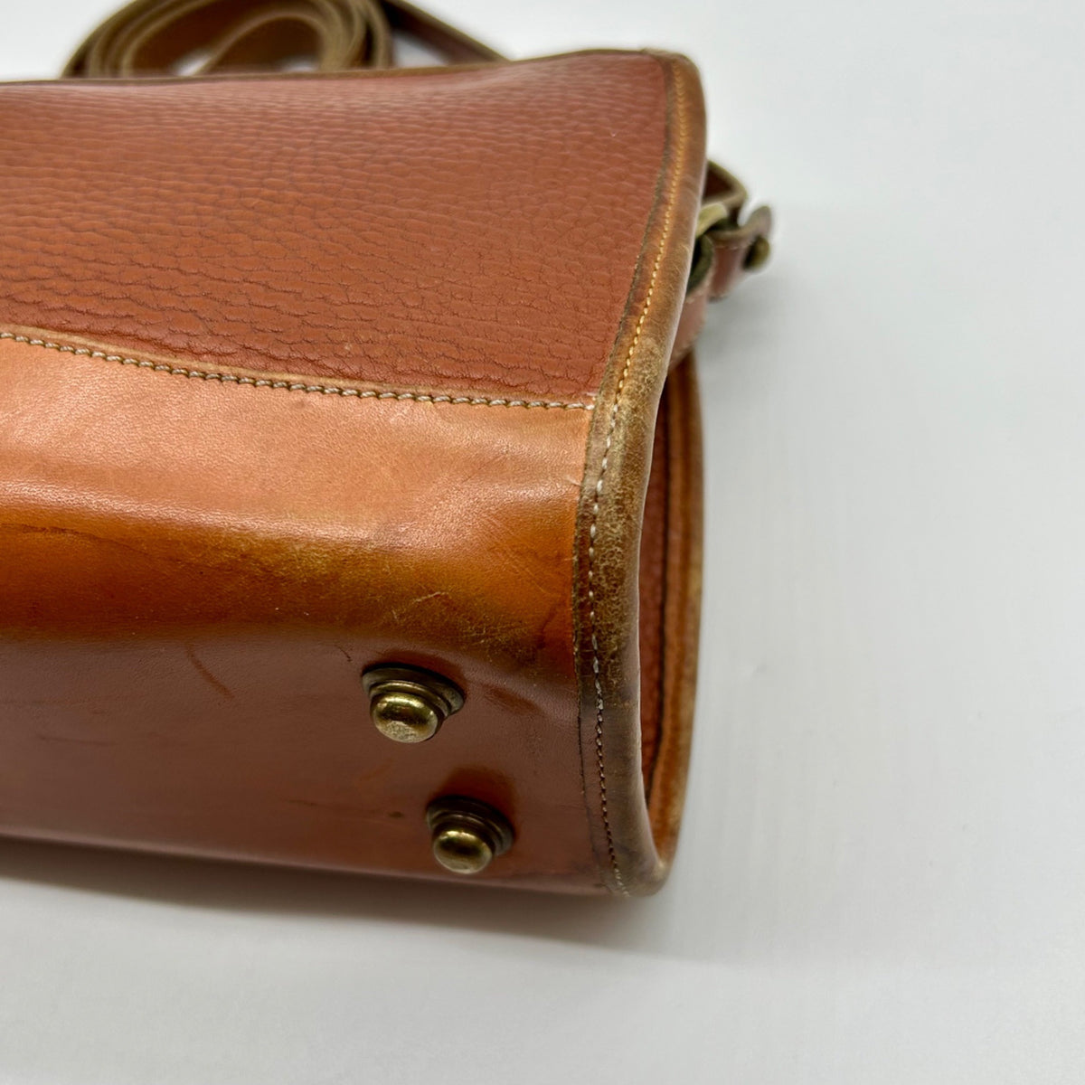 Dooney &amp; Bourke Vintage Peanut Butter Pebbled Leather Crossbody Set