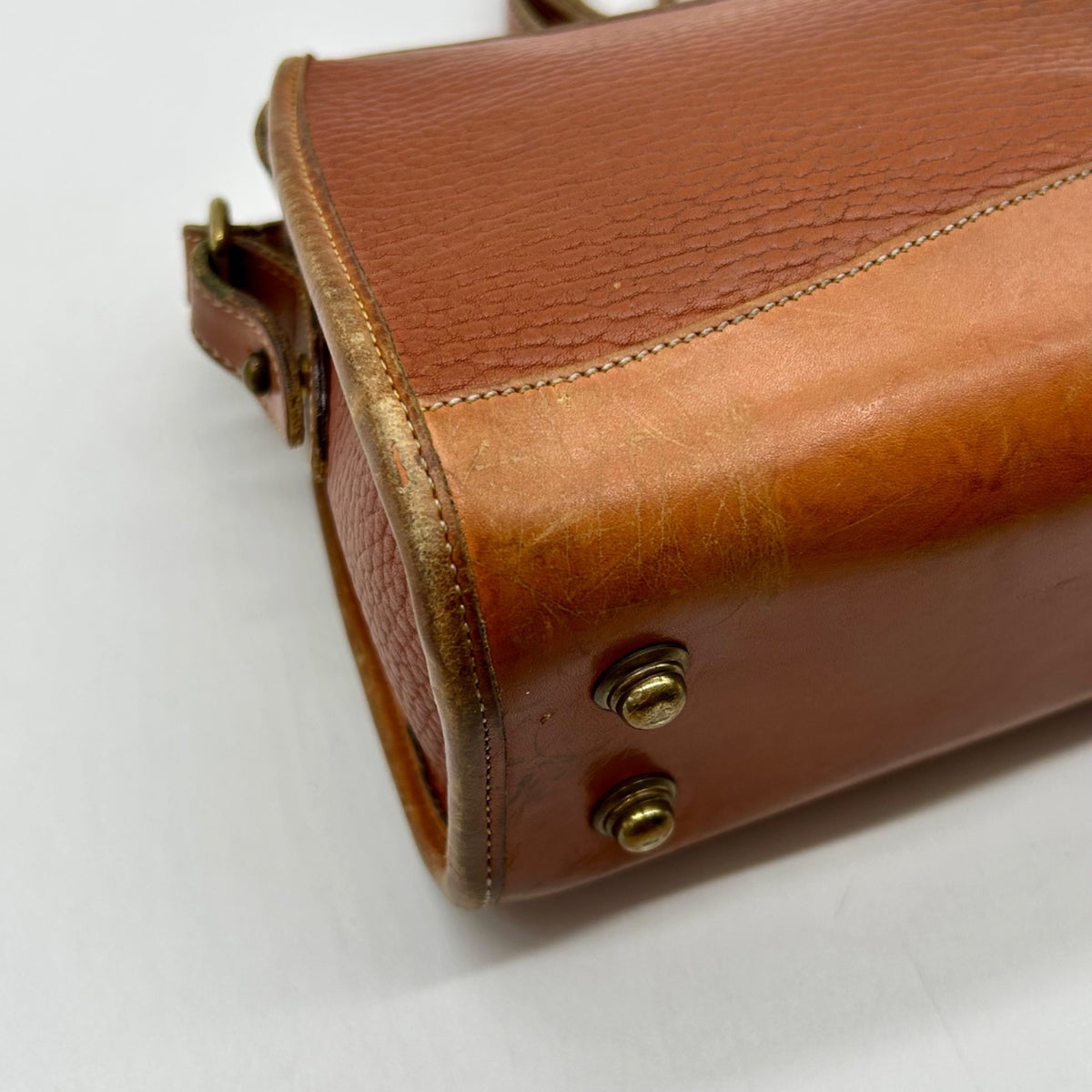 Dooney &amp; Bourke Vintage Peanut Butter Pebbled Leather Crossbody Set