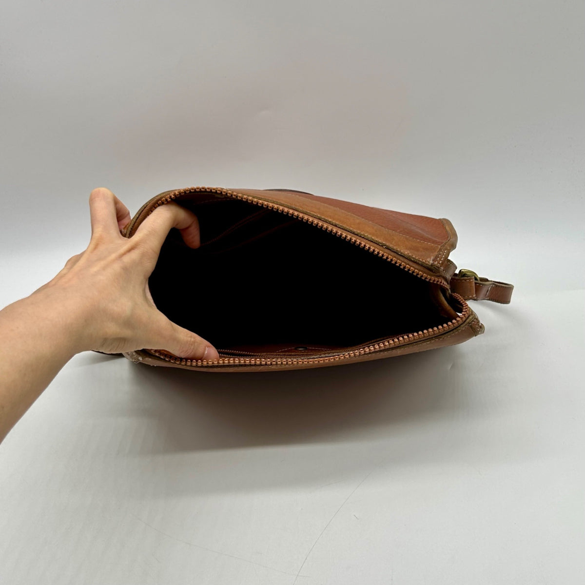 Dooney &amp; Bourke Vintage Peanut Butter Pebbled Leather Crossbody Set