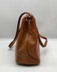 Kattee Caramel Leather Shoulder Bag