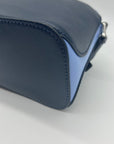 Kate Spade Blue Saffiano Leather Dome Crossbody Bag