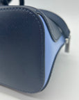 Kate Spade Blue Saffiano Leather Dome Crossbody Bag