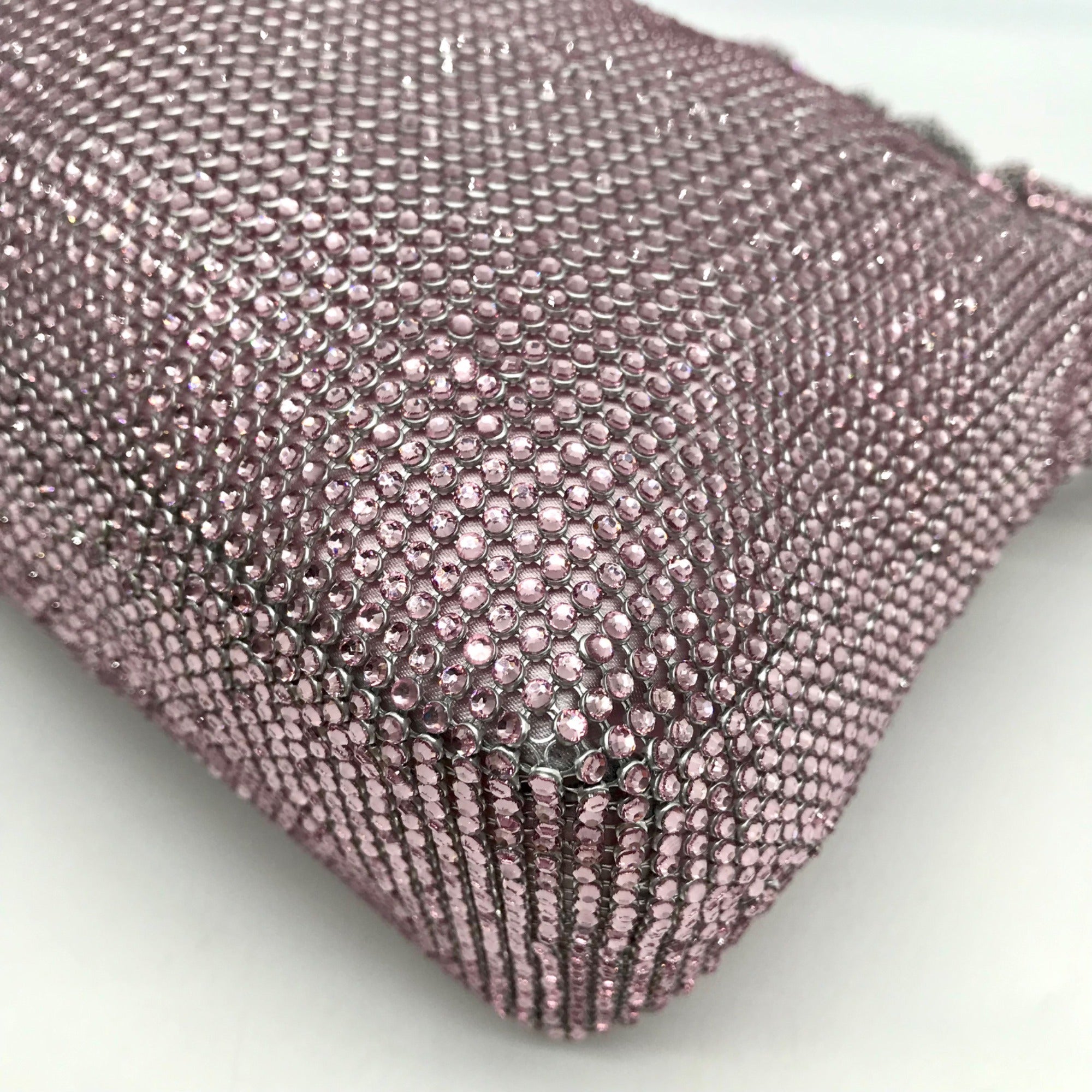 I.N.C. International Concepts Pink Mesh Scrunch Shoulder Bafg