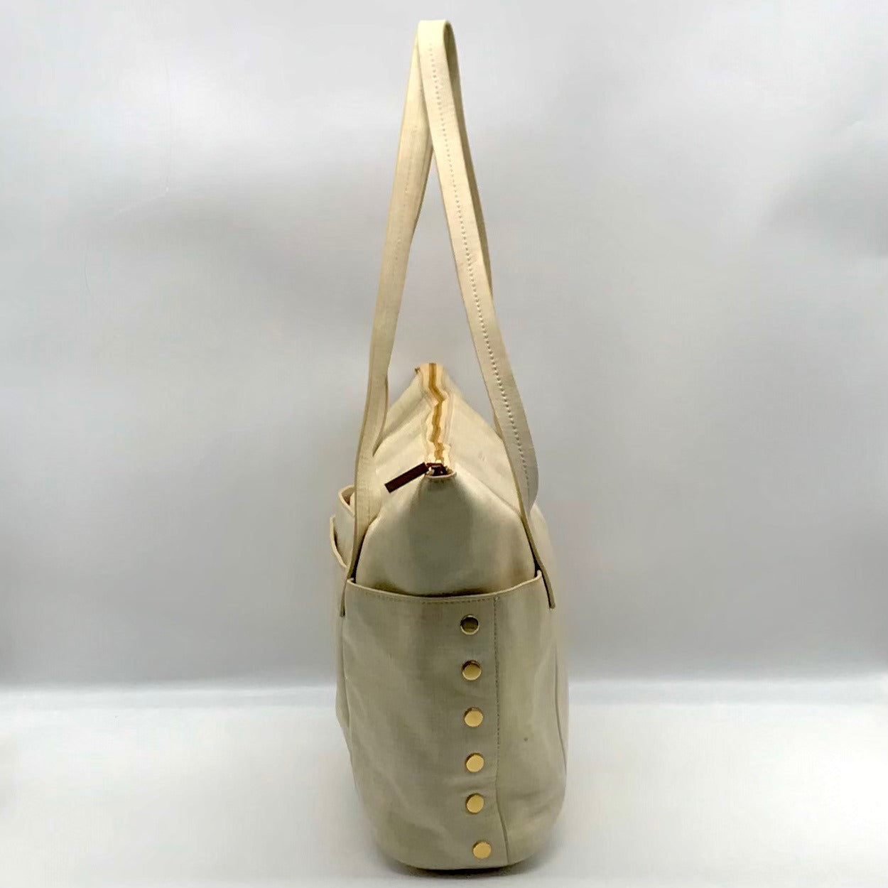 Hammitt Leather Semolina Cream Addie Large Shoulder Bag