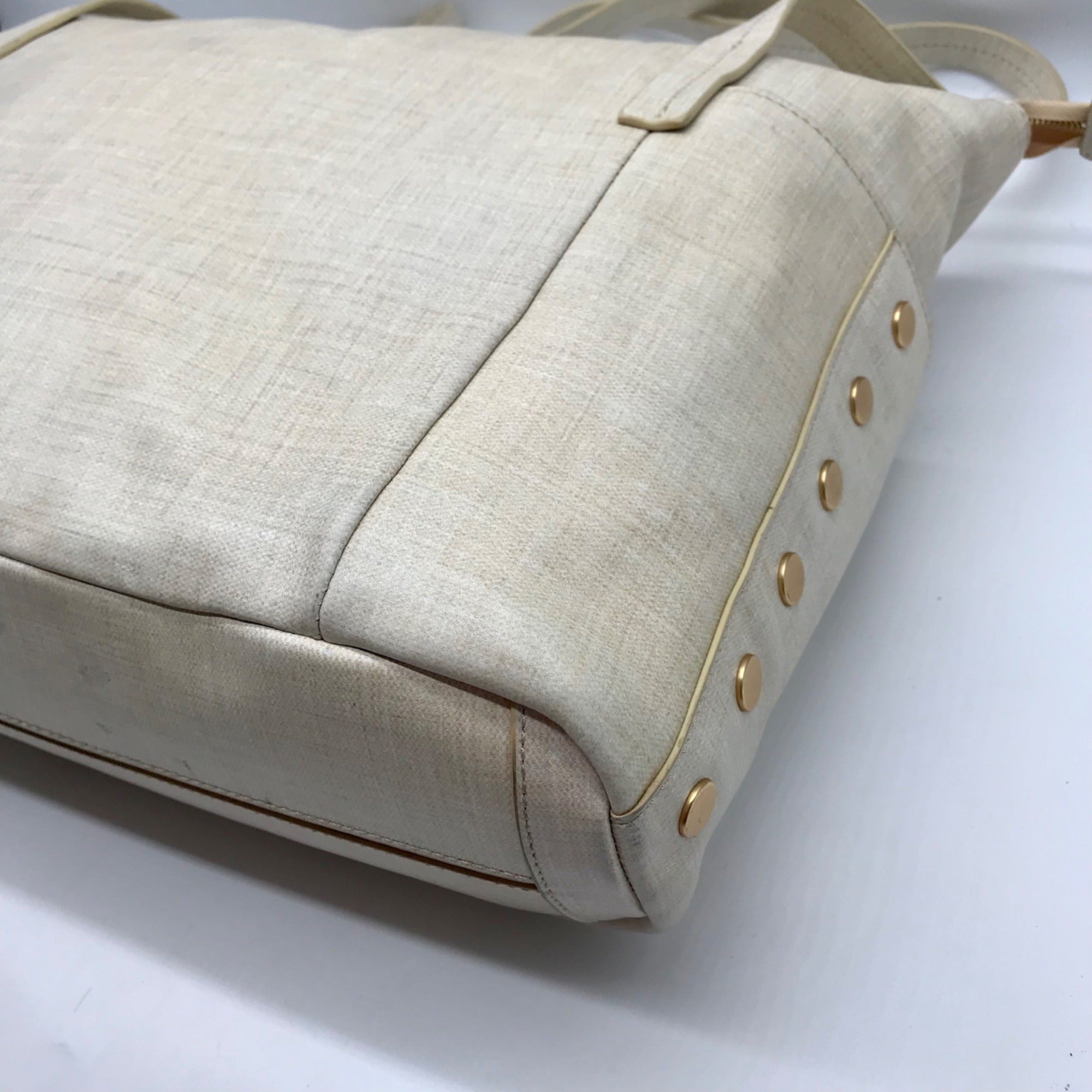 Hammitt Leather Semolina Cream Addie Large Shoulder Bag