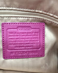 Coach Purple Patent Leather Gallery Embossed Tote Bag F19818
