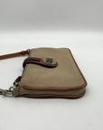 Michael Kors Tan Nylon with Leather Trim Montauk II Wristlet