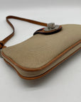 Michael Kors Tan Nylon with Leather Trim Montauk II Wristlet