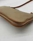 Michael Kors Tan Nylon with Leather Trim Montauk II Wristlet