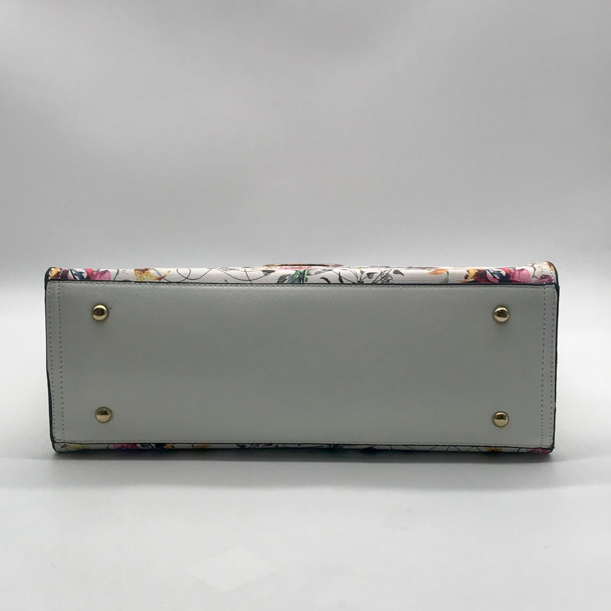 Dasien Botanical Floral Print Faux Leather Satchel Set
