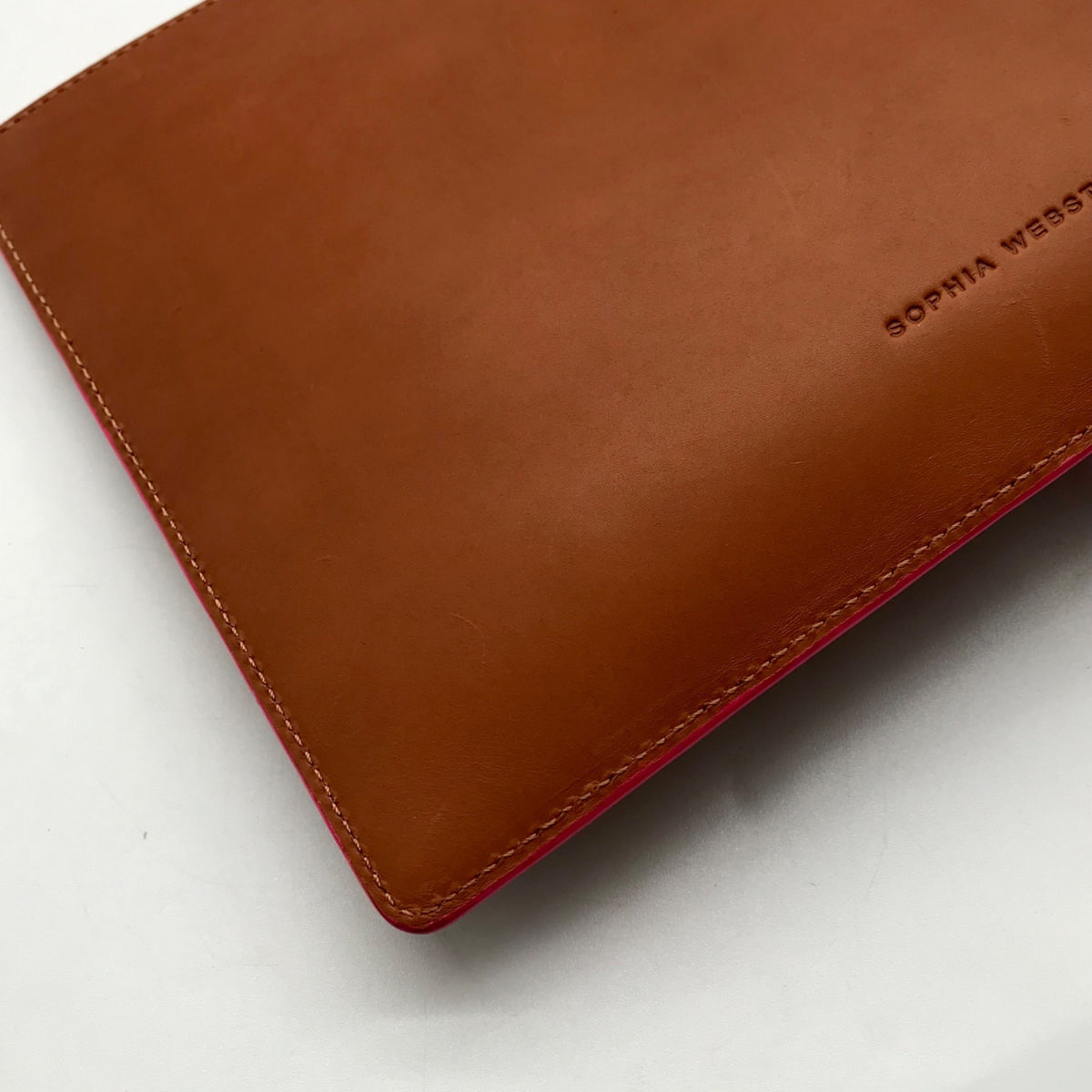 Sophia Webster Brown Butterfly Leather Convertible Pouch