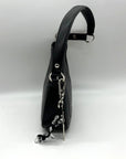Steve Madden Sleek Black Faux Leather Shoulder Bag
