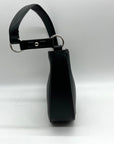 Steve Madden Sleek Black Faux Leather Shoulder Bag