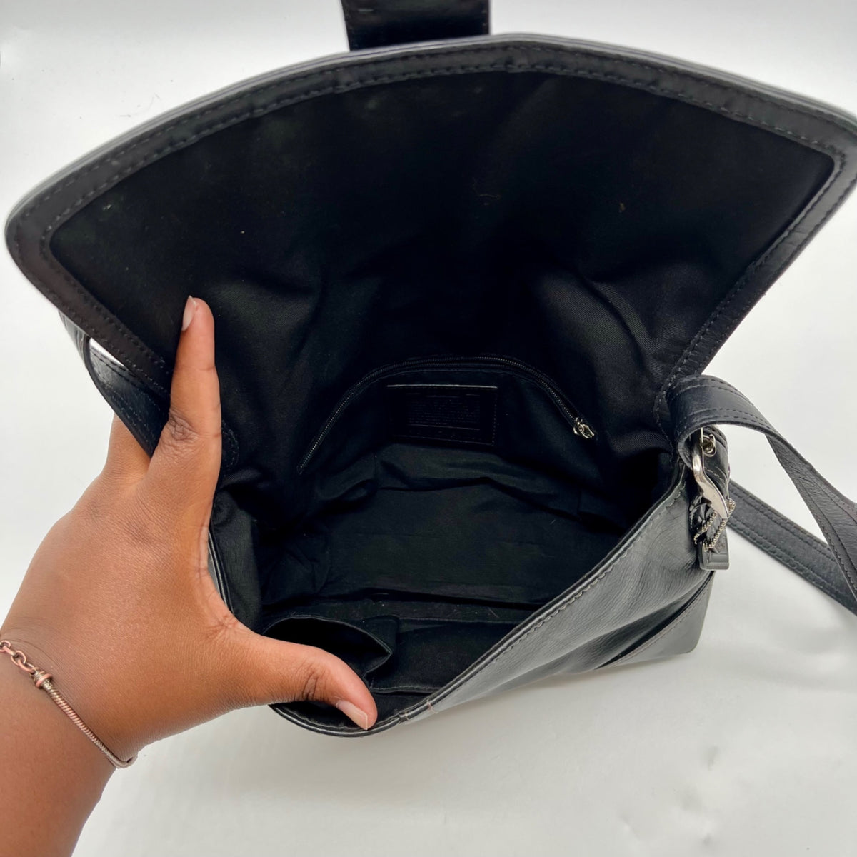 Coach Hampton Buckle Flap Crossbody
