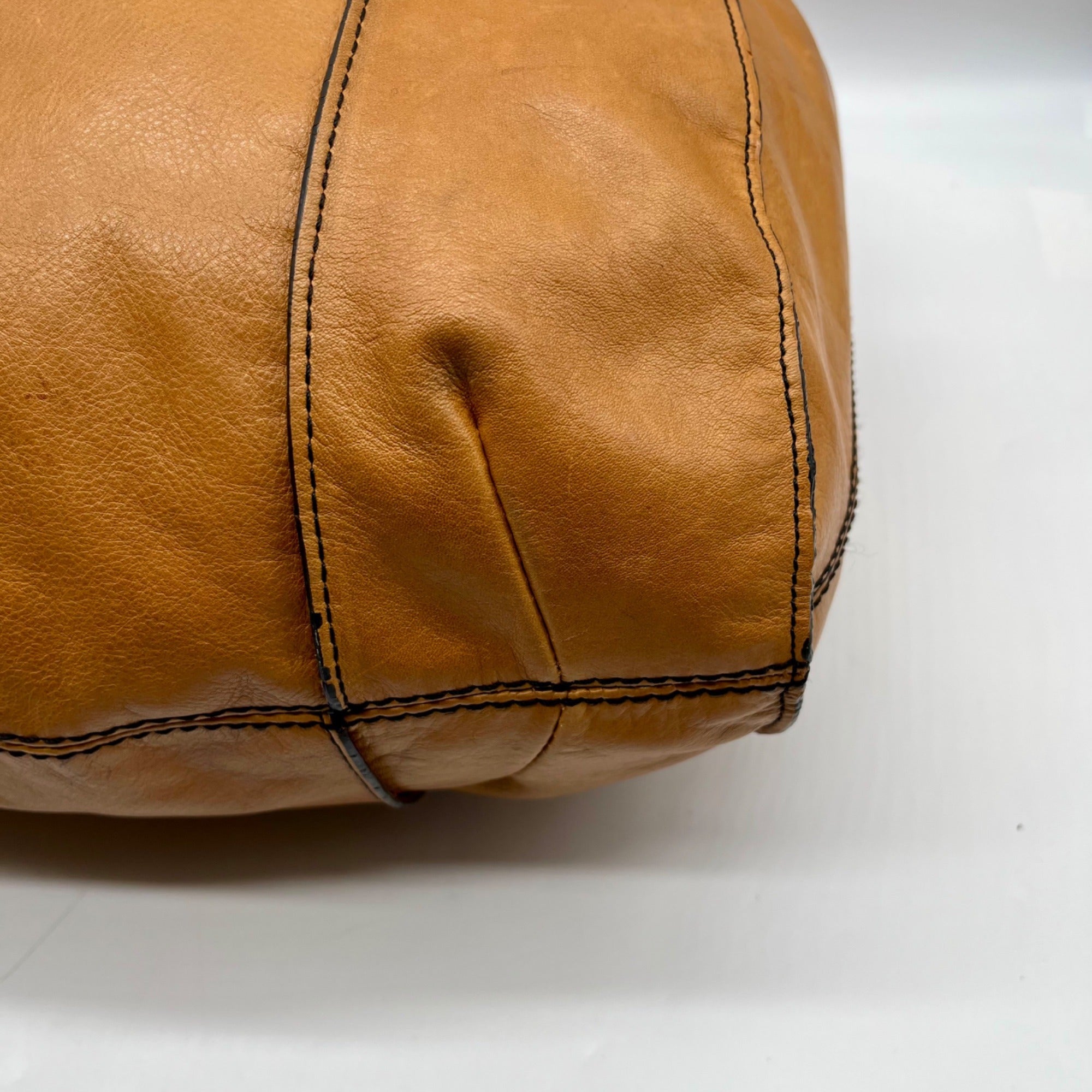 Steve Madden Tan Leather Hobo/Shoulder Bag