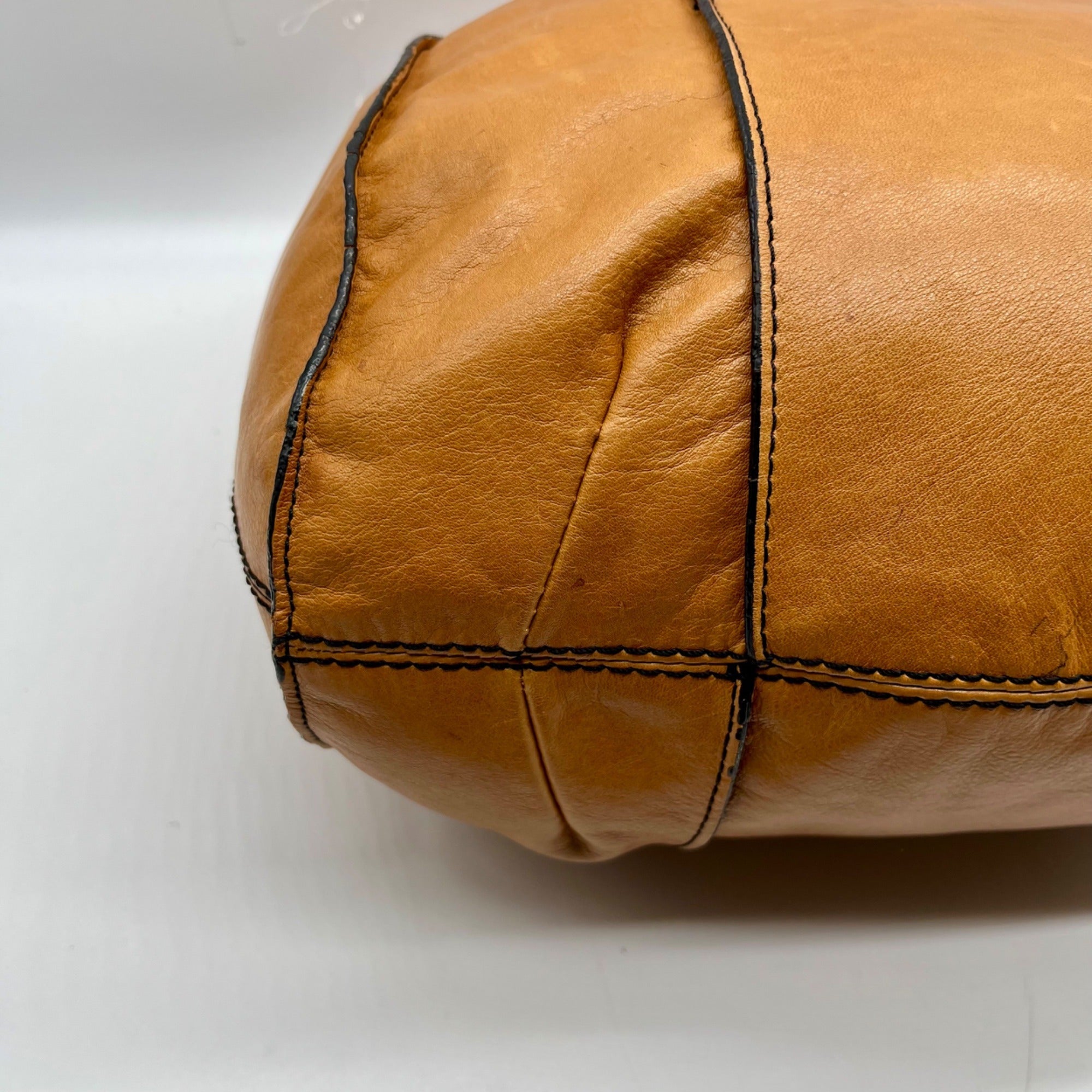Steve Madden Tan Leather Hobo/Shoulder Bag