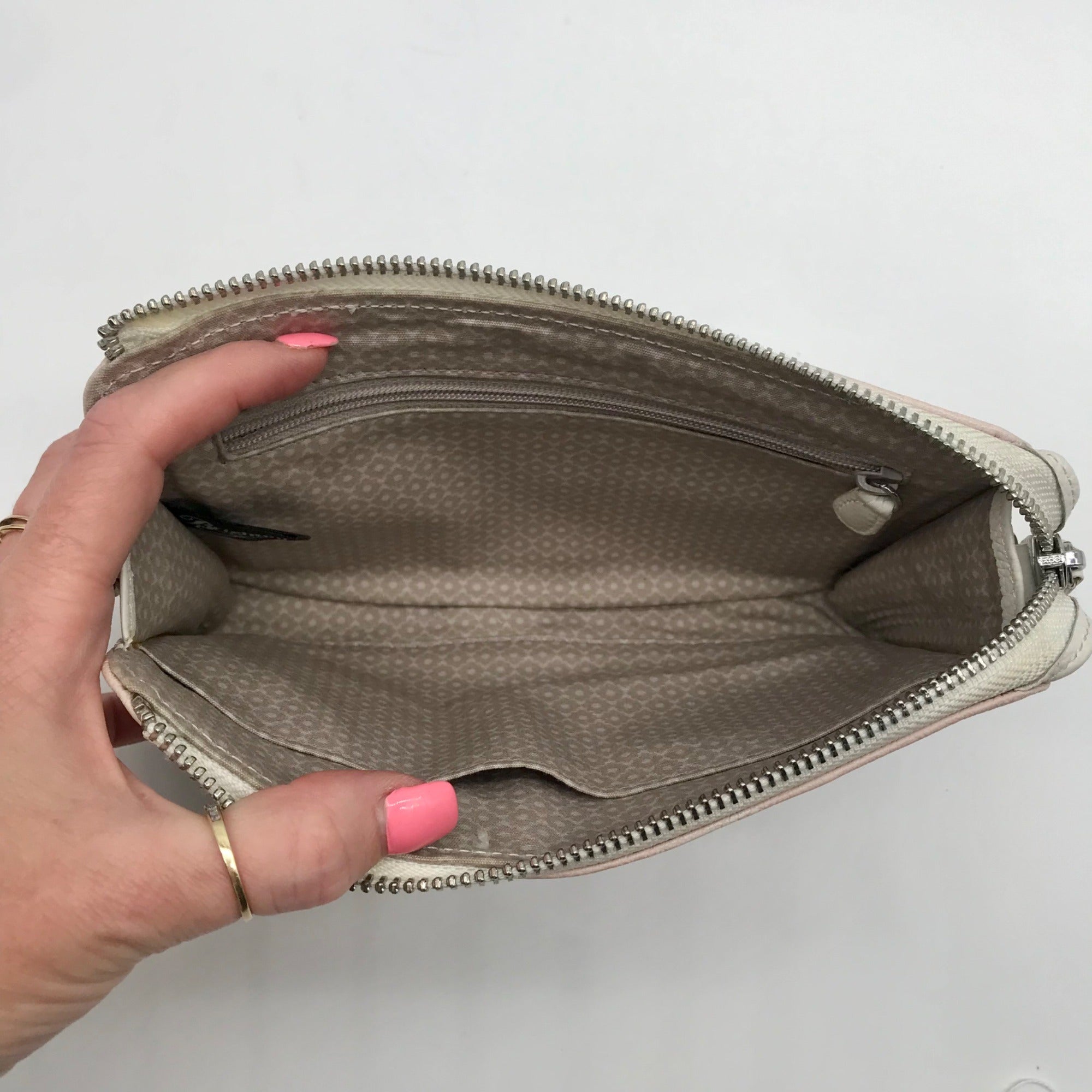 Brighton Touch Of Blush Beaded Floral Convertible Clutch