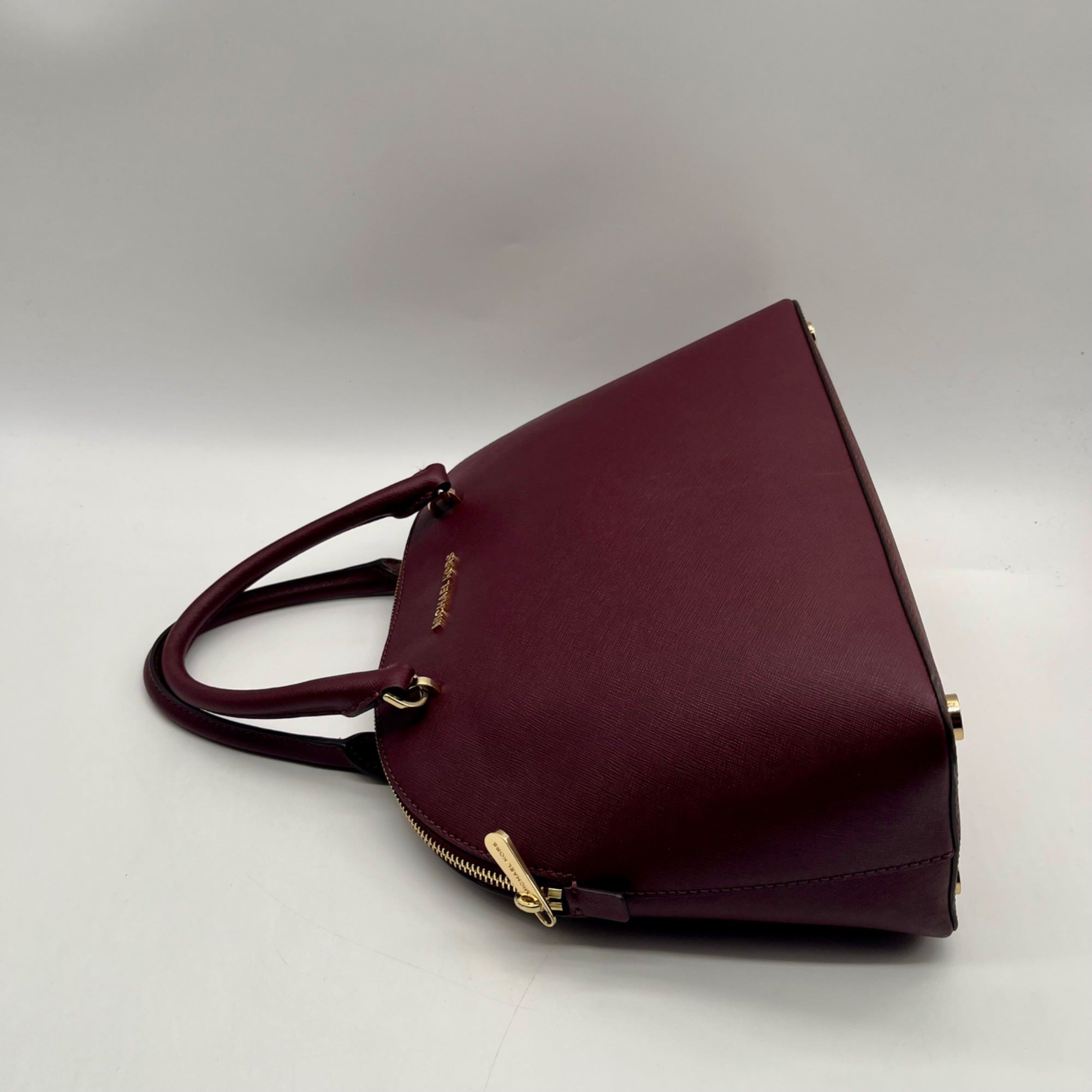 Michael Kors Burgundy Leather Handbag