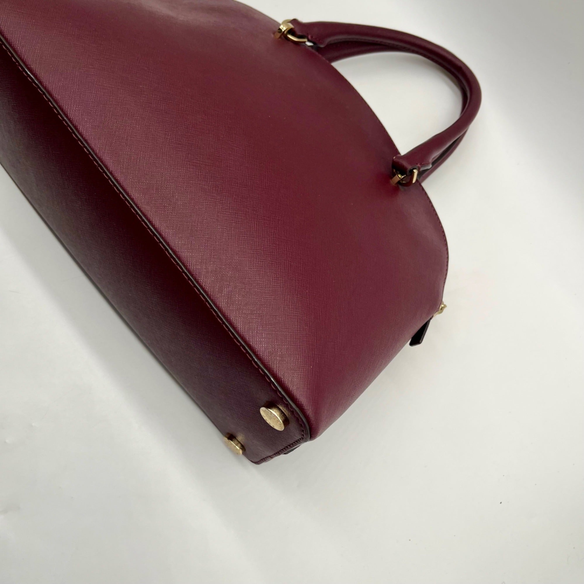 Michael Kors Burgundy Leather Handbag