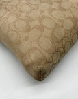 Coach Beige & Tan Signature Jacquard File Crossbody F29960