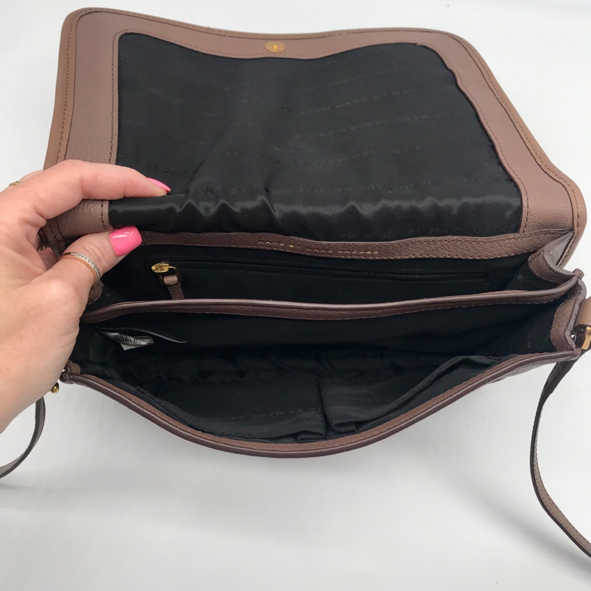 Marc Jacobs Brown Leather Vintage Crossbody