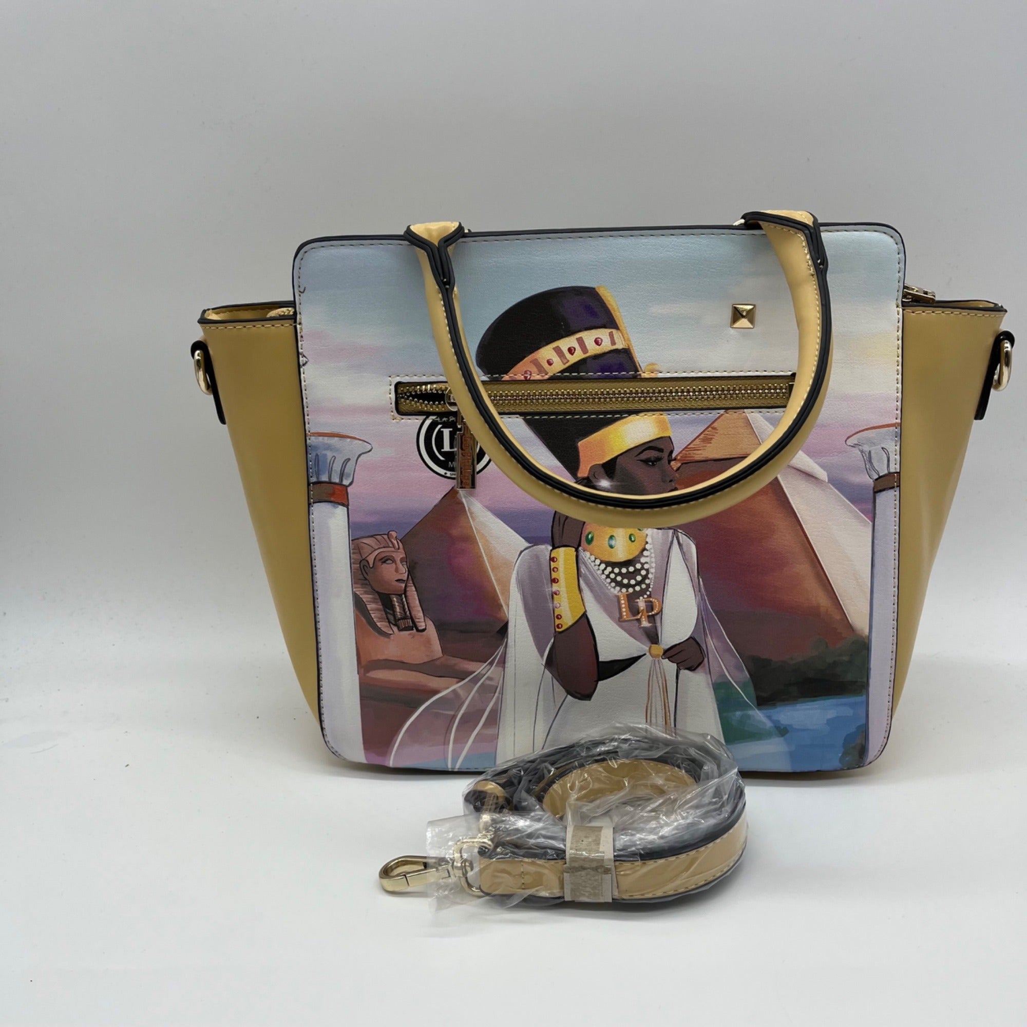 La Philipe Egyptian Paradise Vegan Leather Satchel