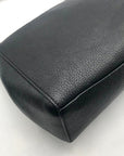 Kate Spade Black Pebbled Leather Leila Mini Zip Crossbody Bag
