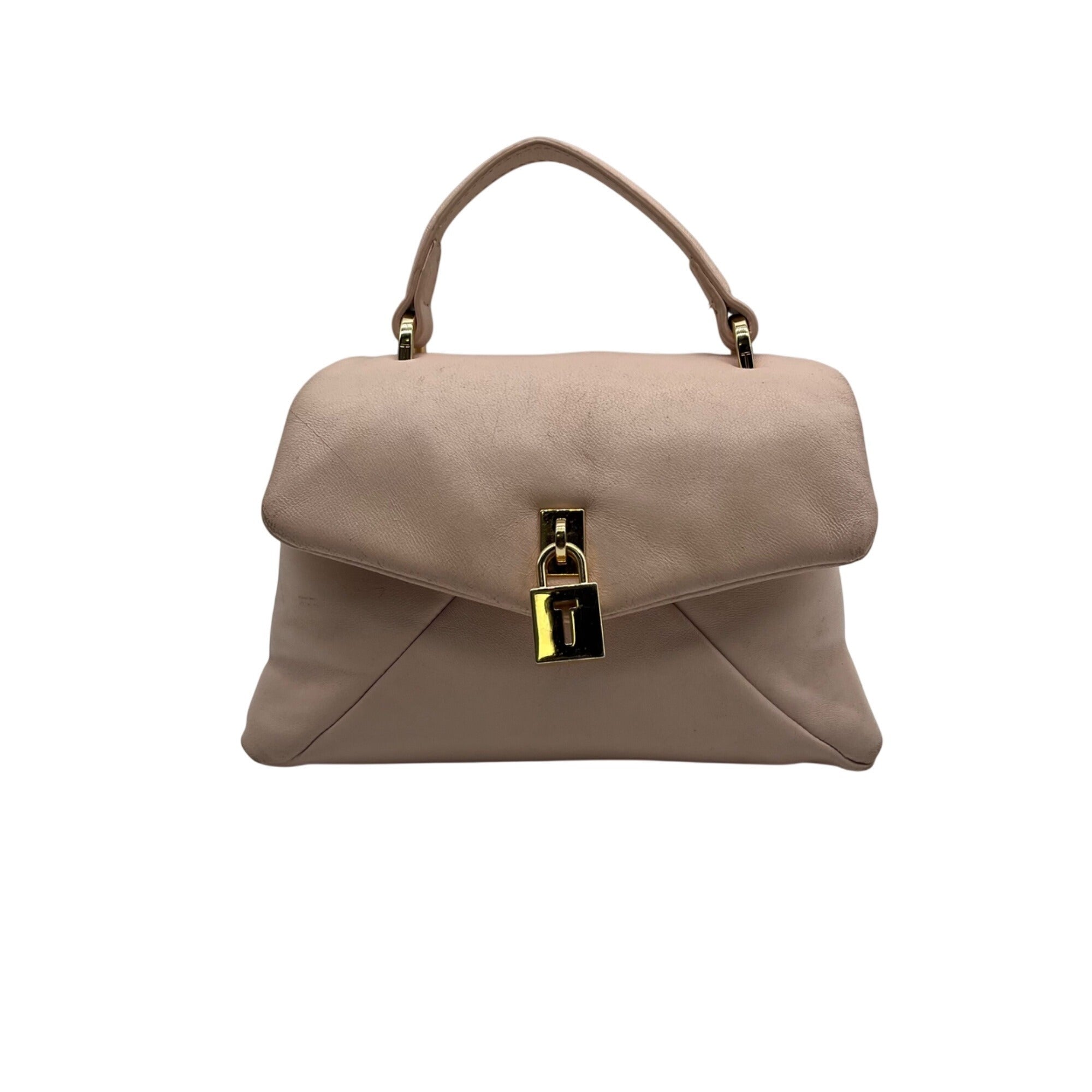 Ted Baker Pink Leather Poppy Moon Top Handle Bag