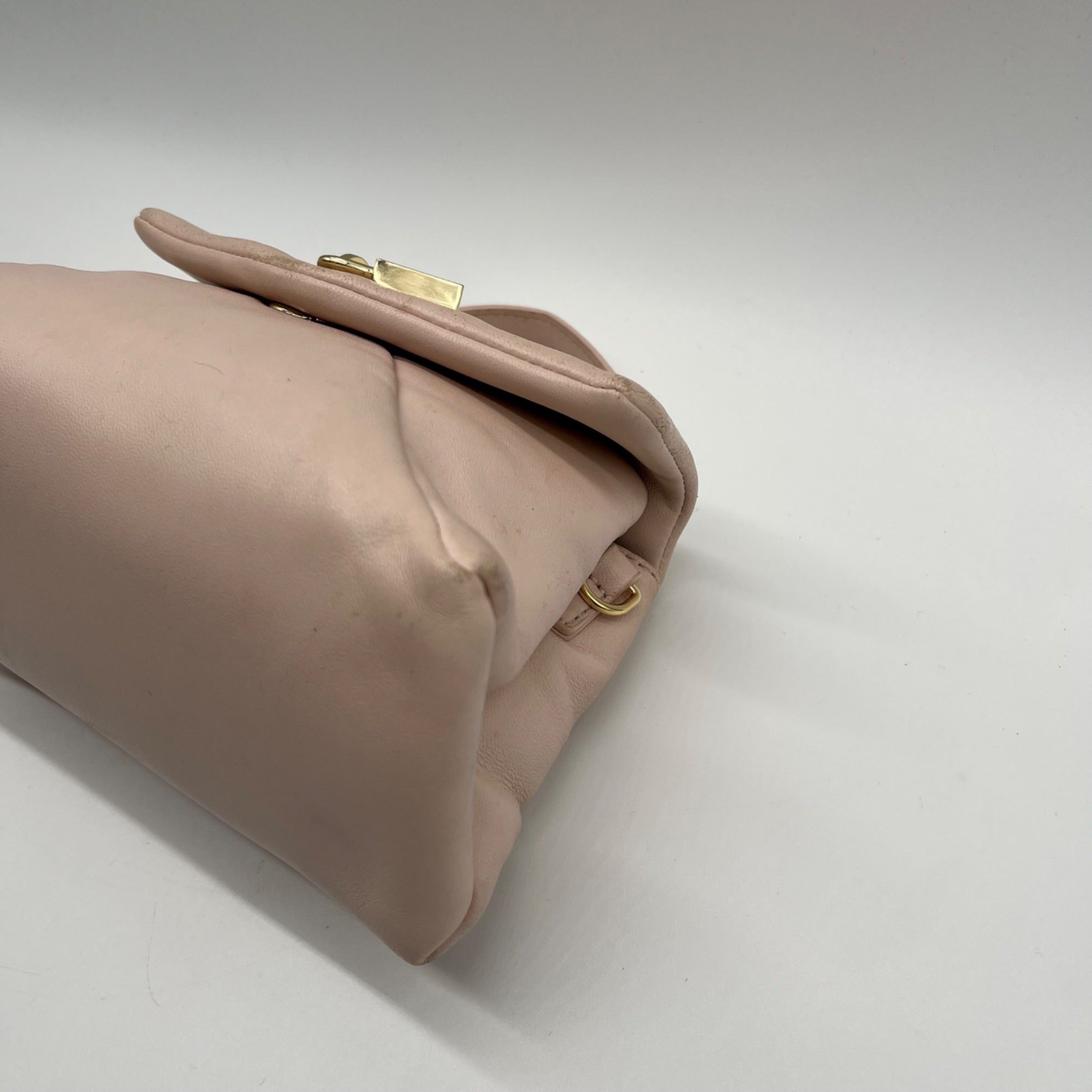 Ted Baker Pink Leather Poppy Moon Top Handle Bag
