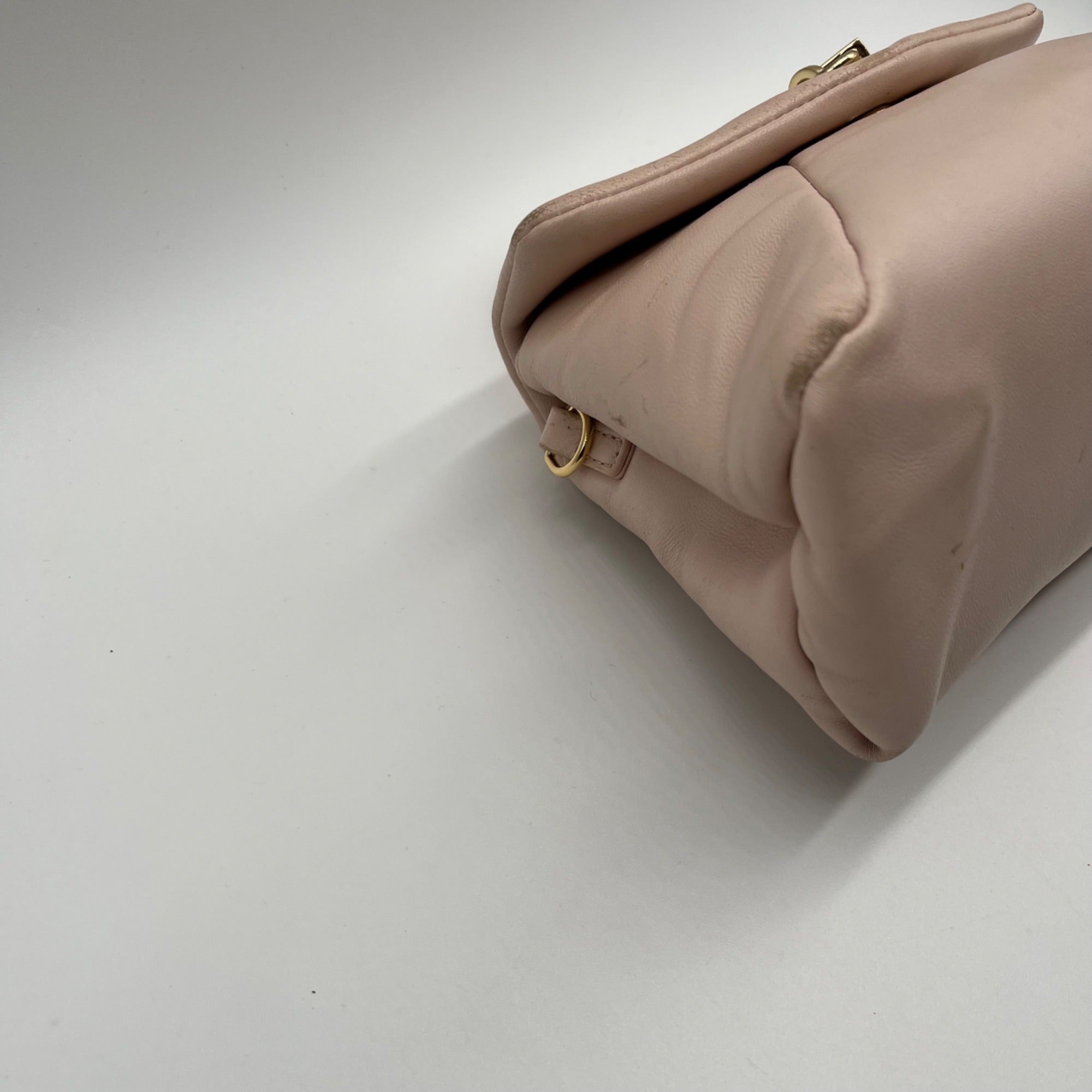 Ted Baker Pink Leather Poppy Moon Top Handle Bag