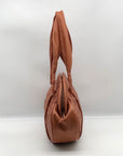 Bebgmaxazria Brown Decorative Embossed Faux Leather Shoulder Bag