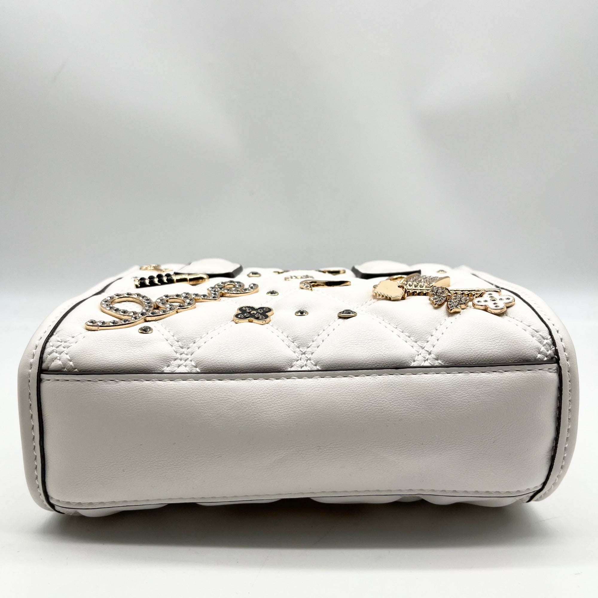 Aldo White Keylani Small Satchel Bag