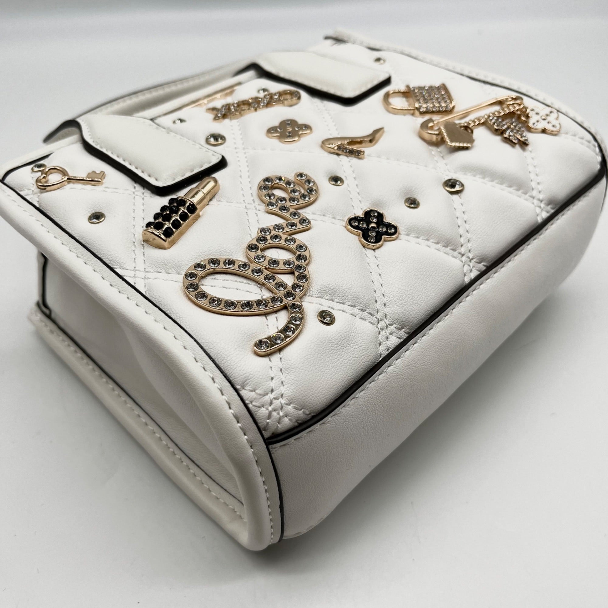 Aldo White Keylani Small Satchel Bag