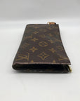 Louis Vuitton Brown Monogram Leather Pouch