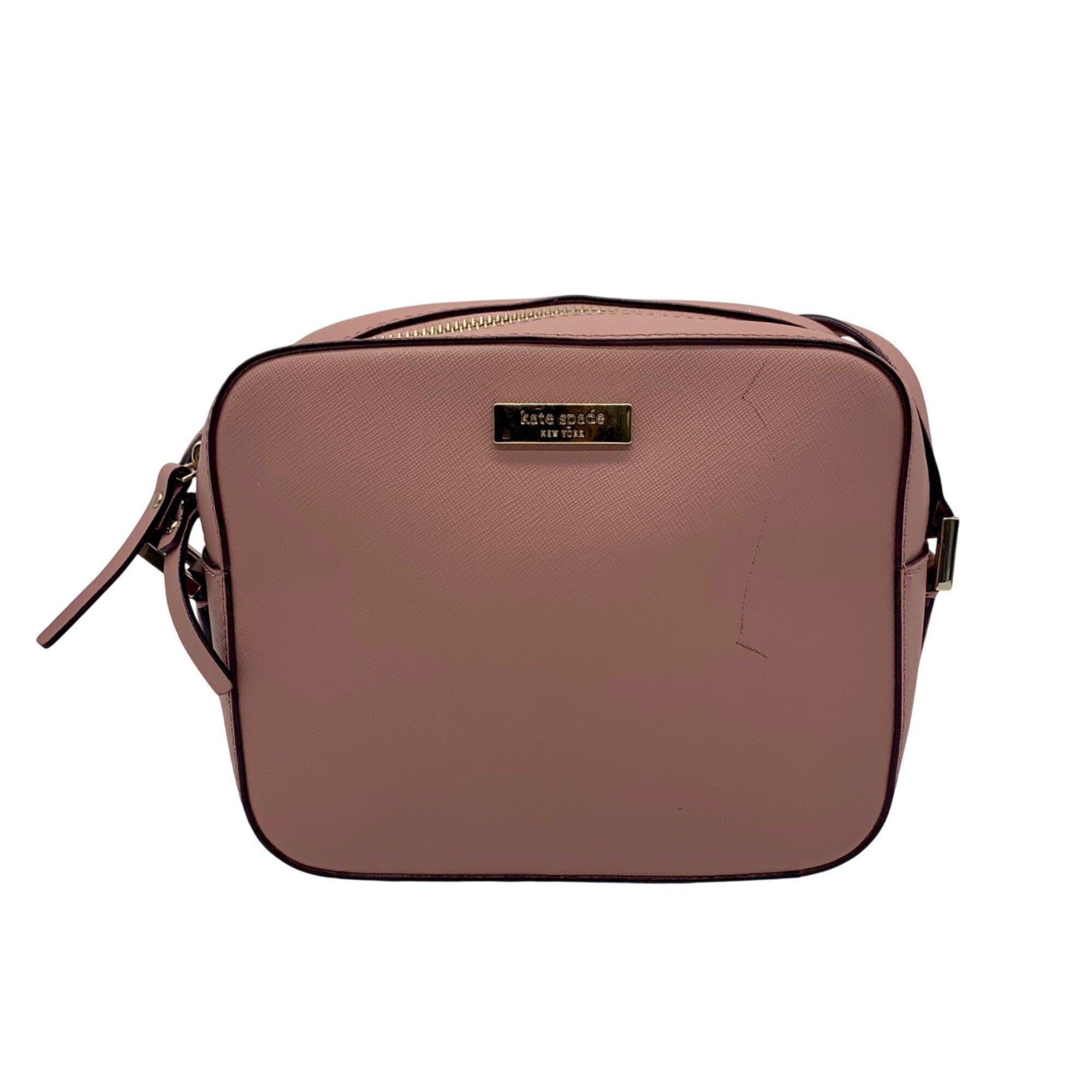 Kate Spade Pink Saffiano Leather Newbury Lane Cammie Crossbody