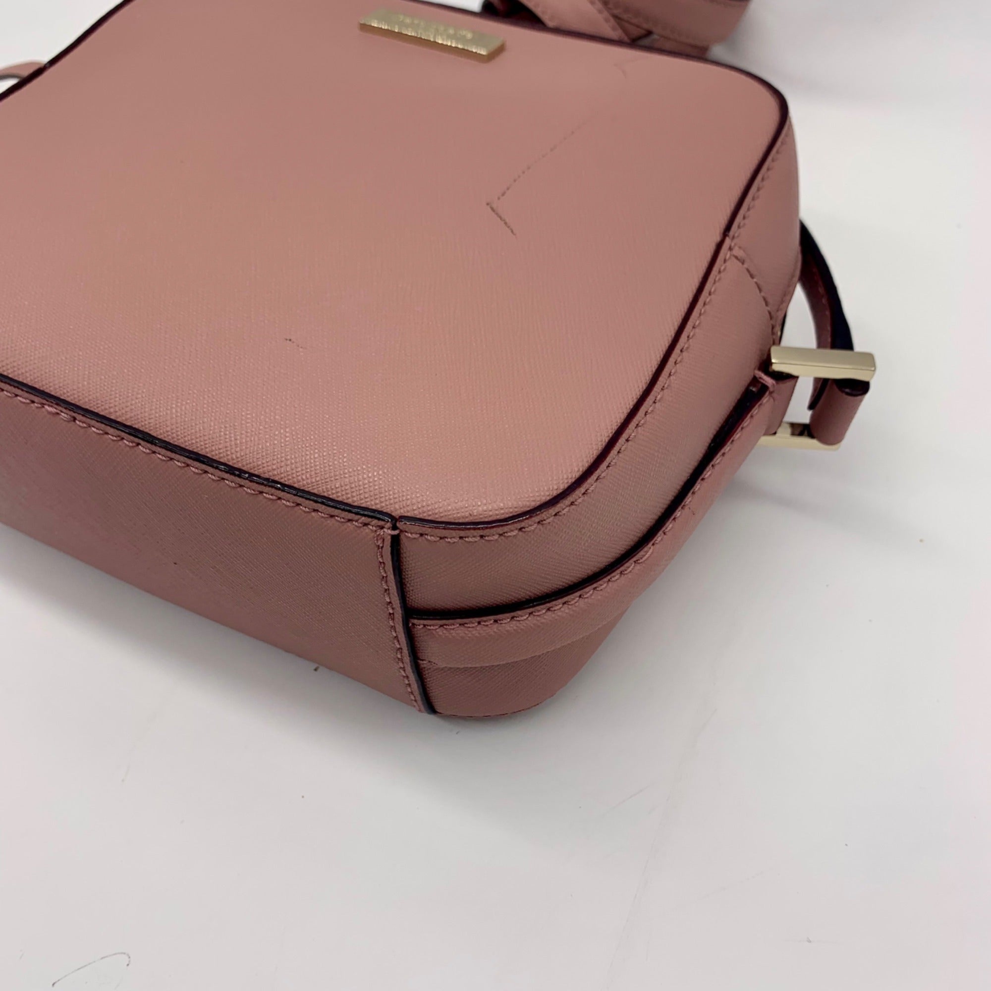 Kate Spade Pink Saffiano Leather Newbury Lane Cammie Crossbody
