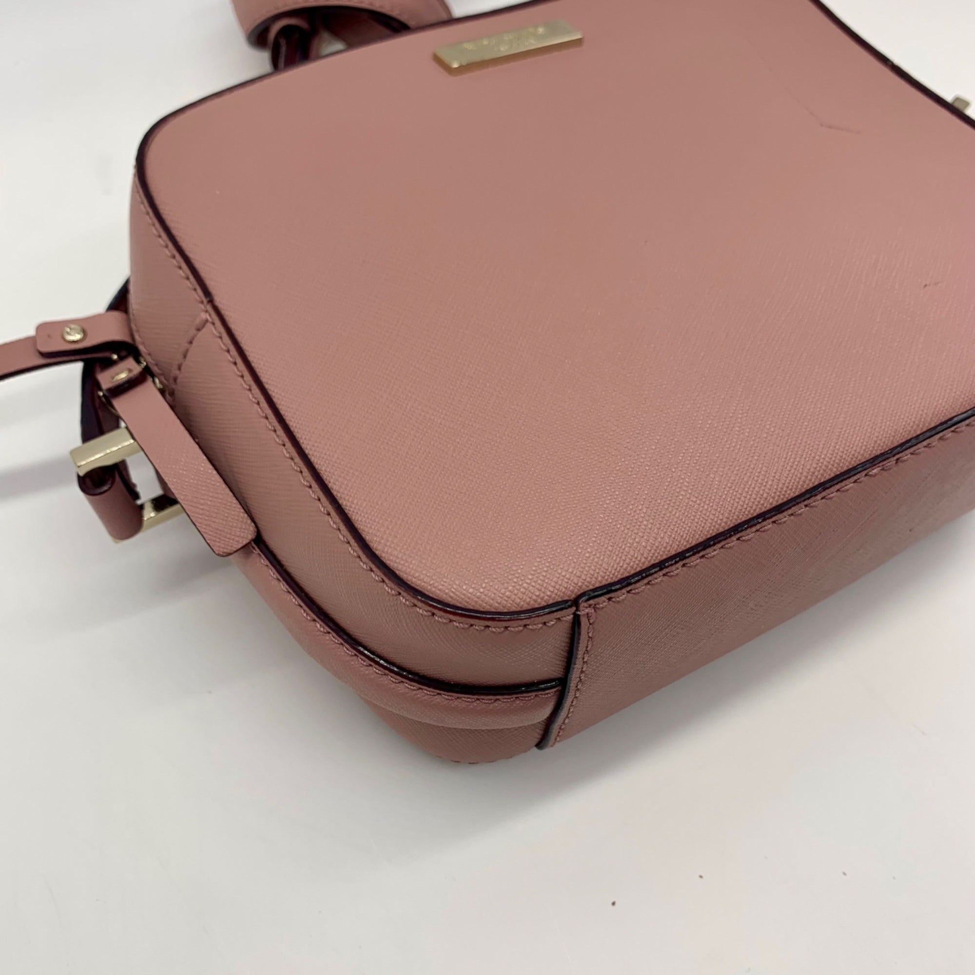 Kate Spade Pink Saffiano Leather Newbury Lane Cammie Crossbody