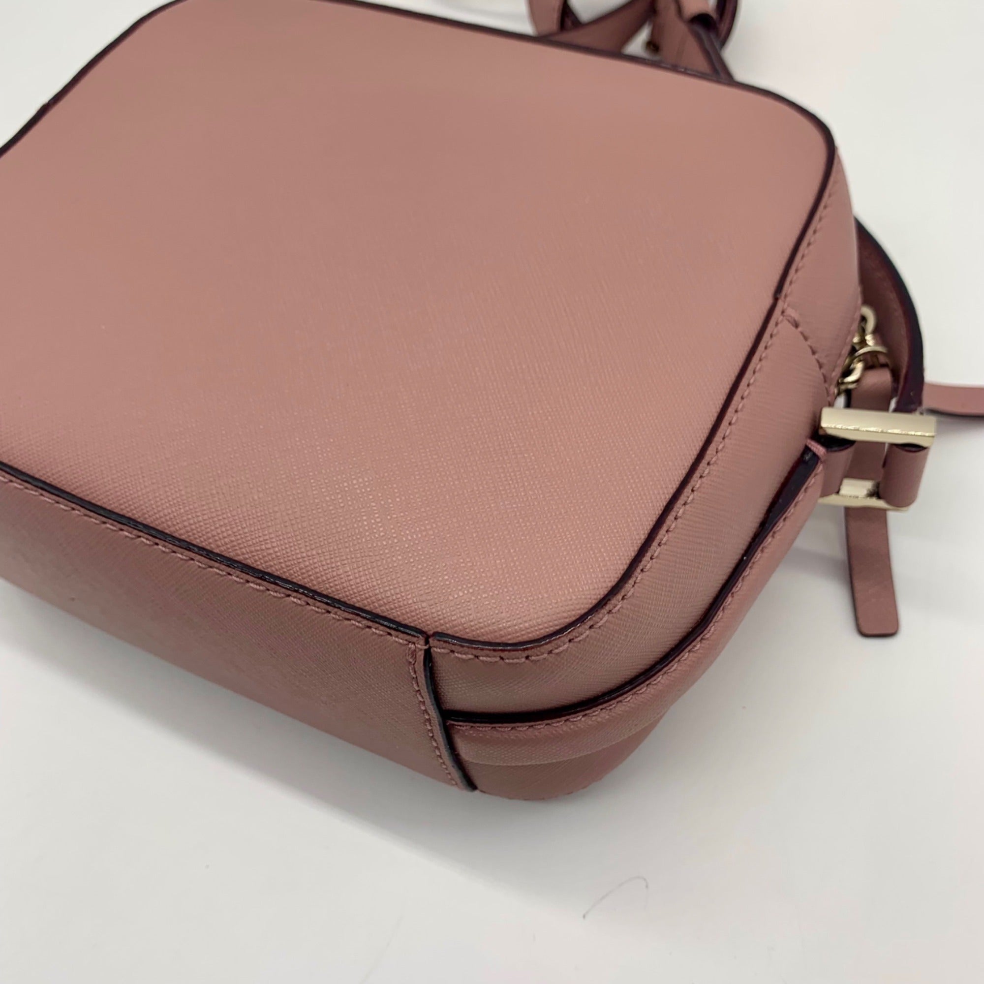 Kate Spade Pink Saffiano Leather Newbury Lane Cammie Crossbody