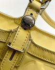 Coach Yellow Patent Leather Shoulder Bag F16564