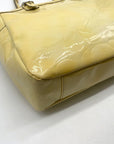 Coach Yellow Patent Leather Shoulder Bag F16564