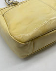 Coach Yellow Patent Leather Shoulder Bag F16564